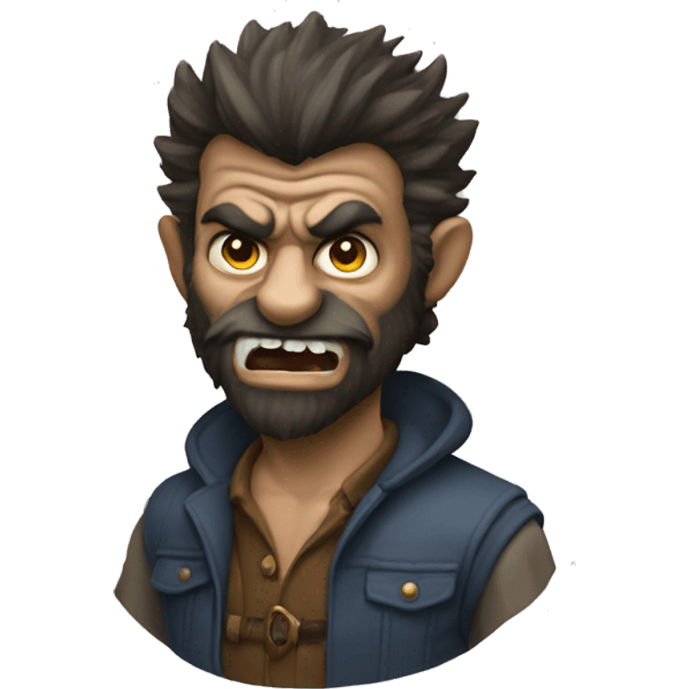 Envious Wolfman emoji