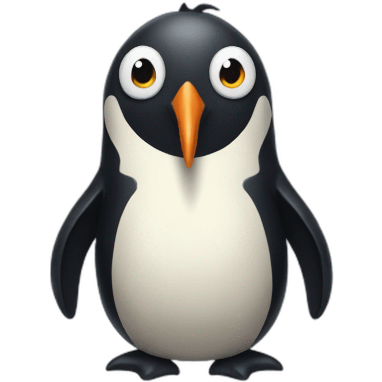 Monster penguin emoji