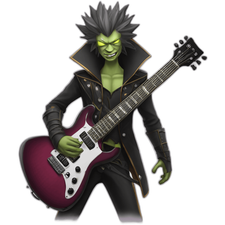 Electric guitar warlock  emoji