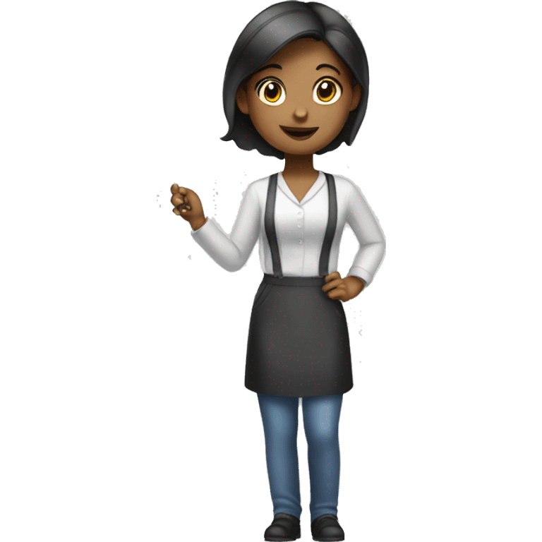 a girl making job emoji