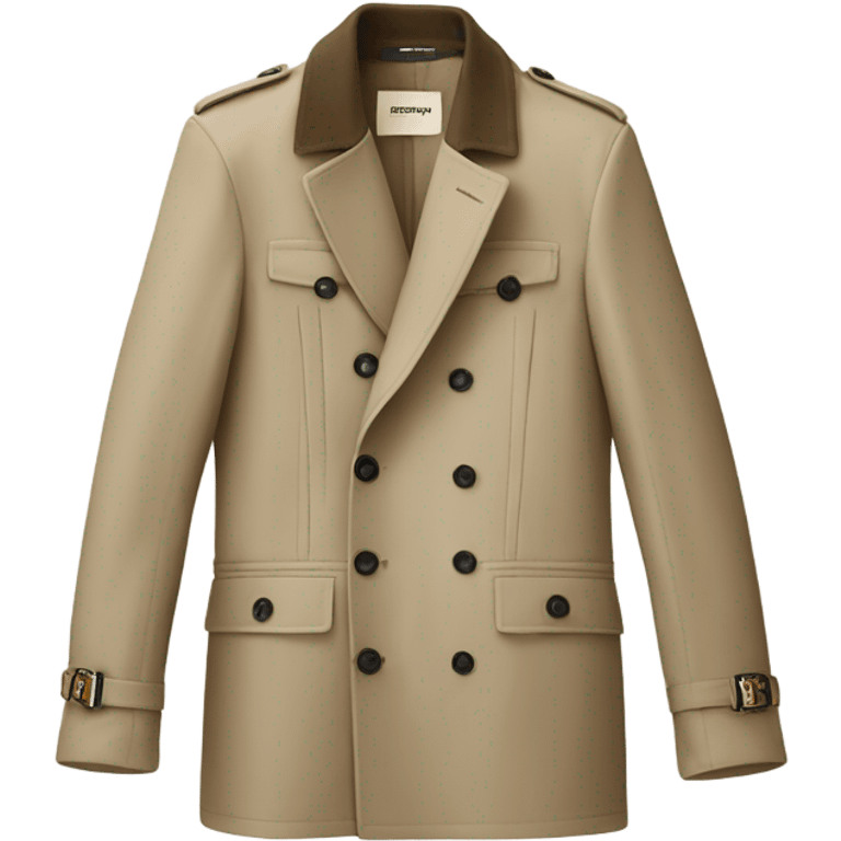 Burberry men’s jacket emoji