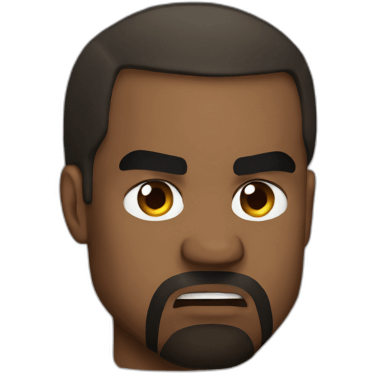 angry kanye emoji