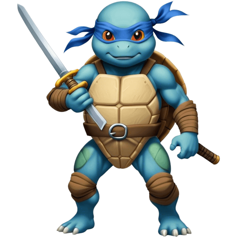 Ninja turtle blue emoji