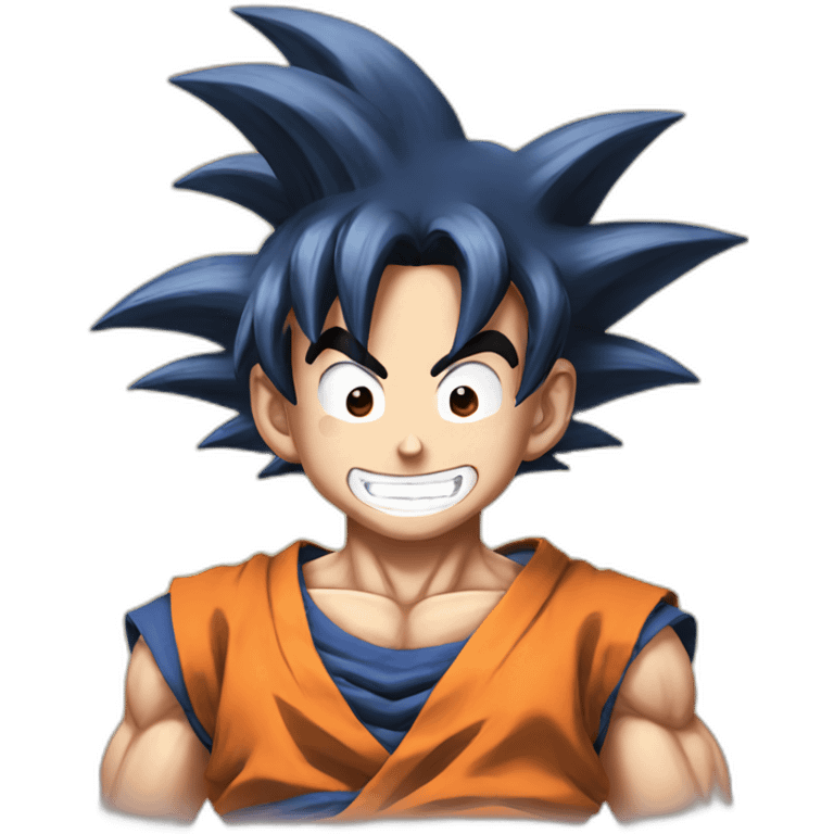 Happy goku emoji