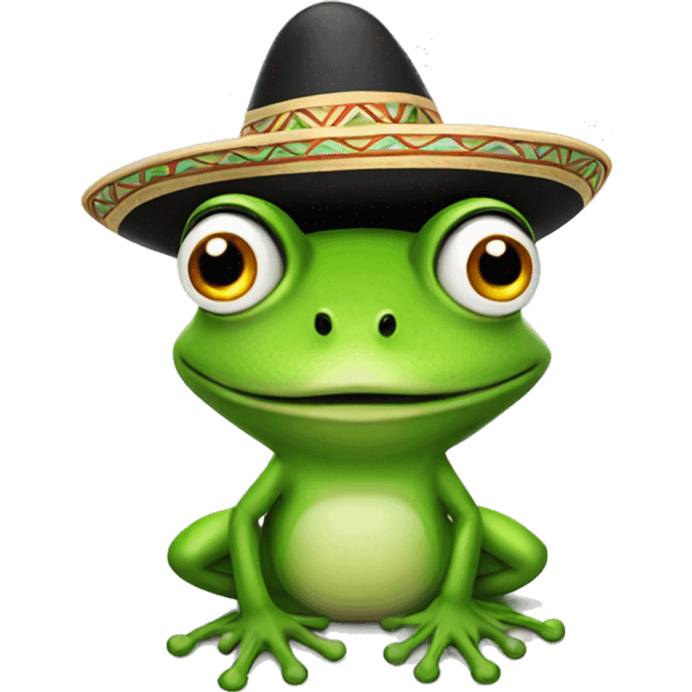 frog with sombrero emoji