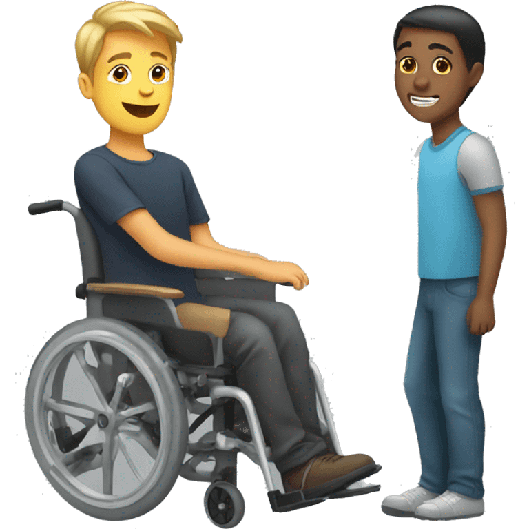 Boy in a Wheelchair emoji