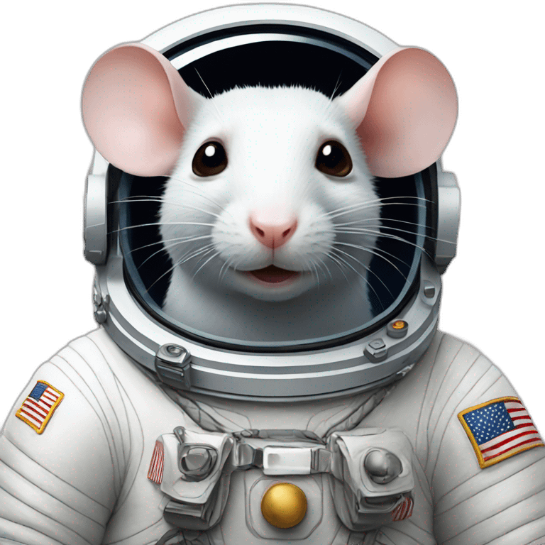 astronaut rat emoji