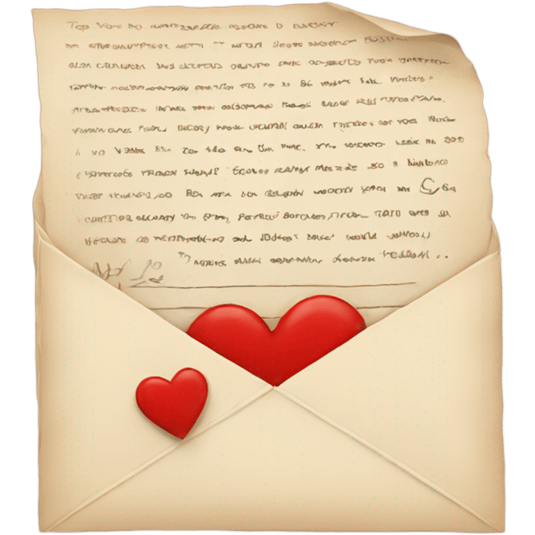 love letter emoji