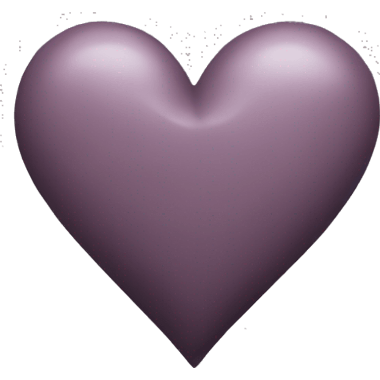 Dark mauve heart emoji