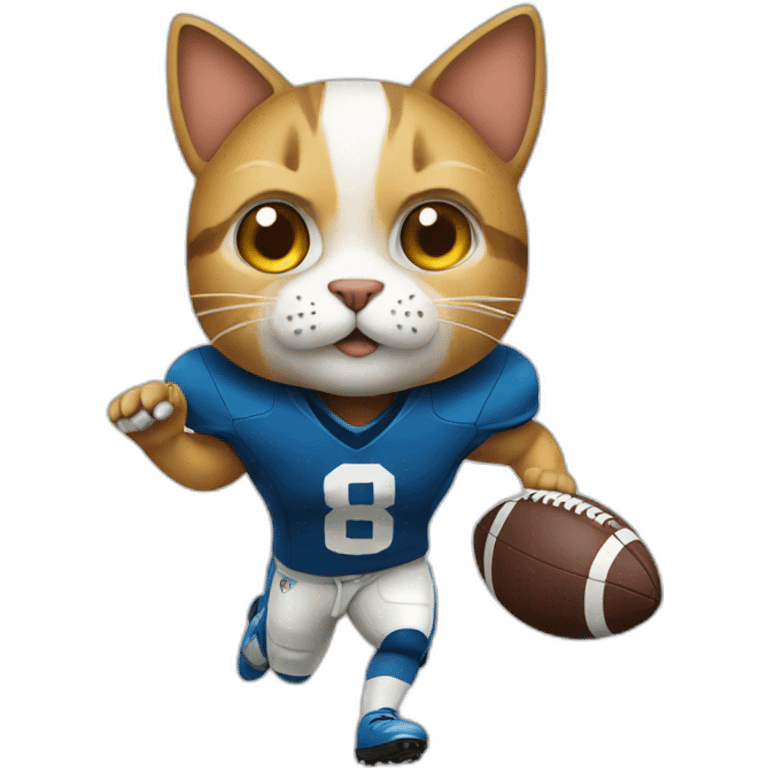 Football cat emoji