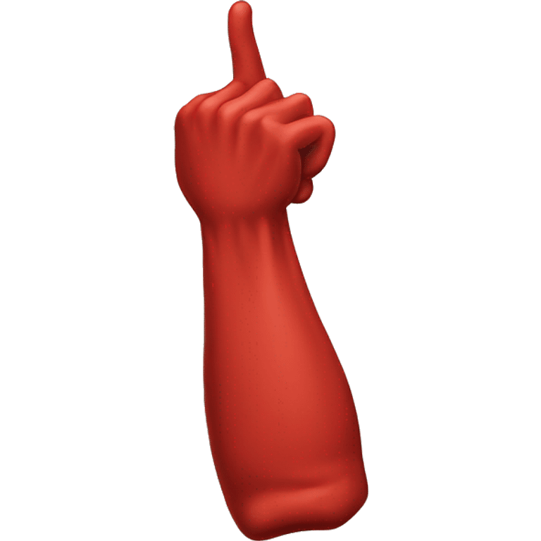 Red thumbs down emoji