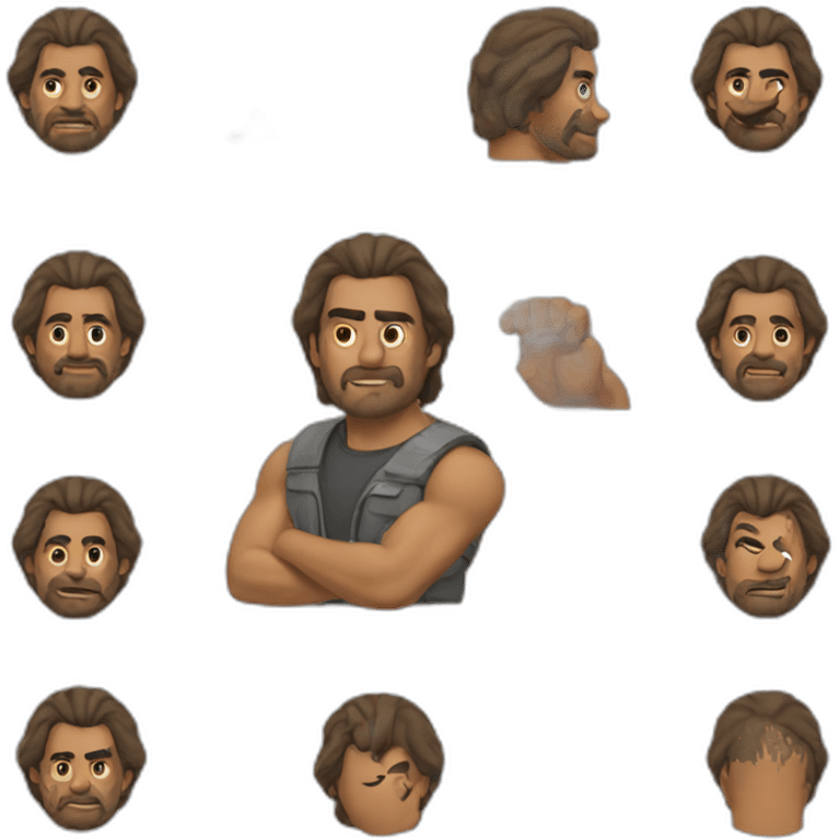 Rock balboa emoji