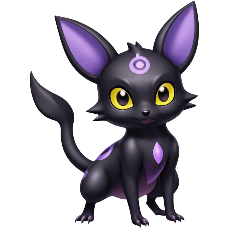 Shiny Dark Noibat-Umbreon-fusion-hybrid full body emoji