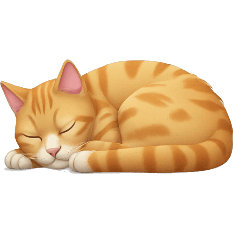 Cat sleeping emoji