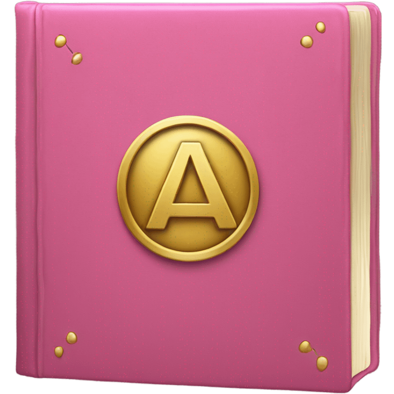 pink book emoji