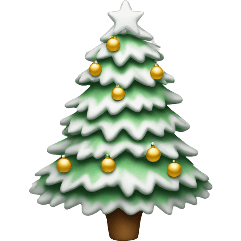 white christmas tree emoji