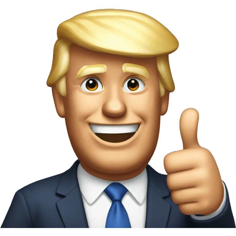 Donald Trump thumbs up emoji