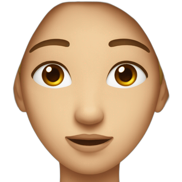 Visage avec un sourcil relevé emoji