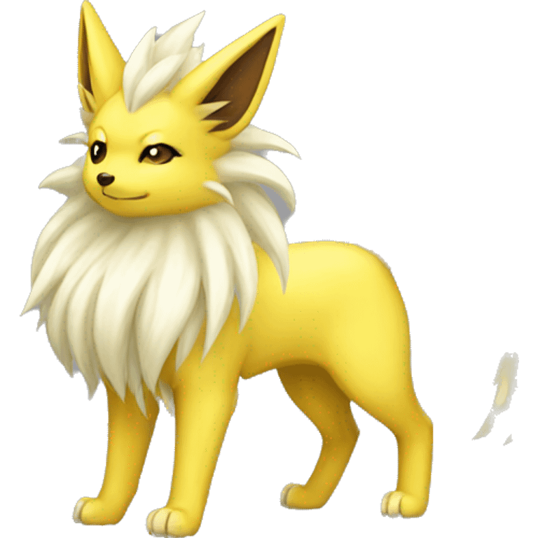 Ninetails-Jolteon full body emoji