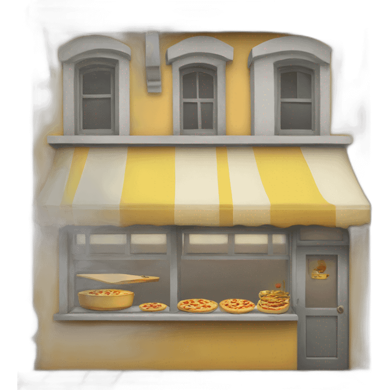 Pizzeria jaune emoji