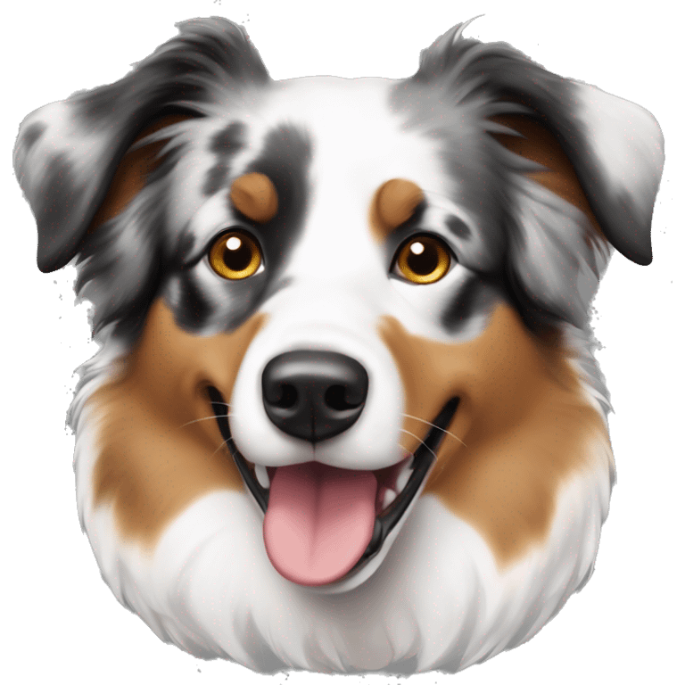 Tri color Australian shepherd  emoji