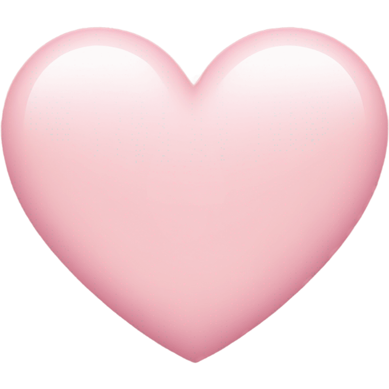 light pink heart emoji