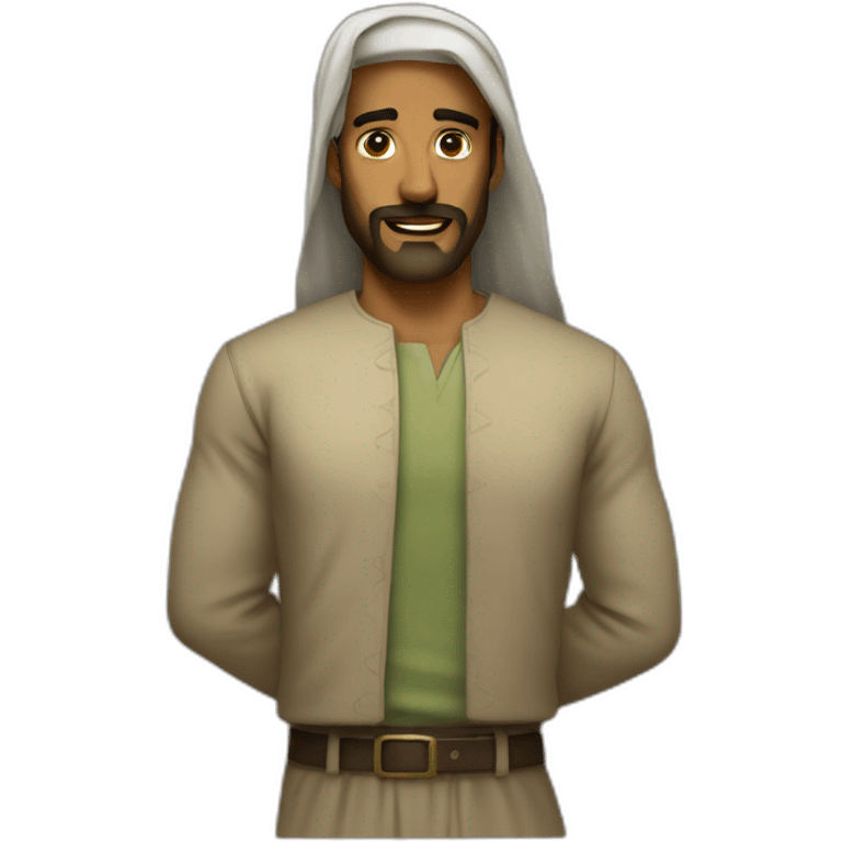 شخص يتابع التفاز emoji