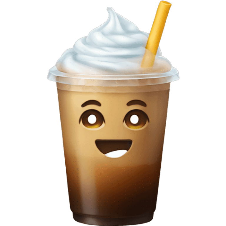 cup of iced coffee emoji