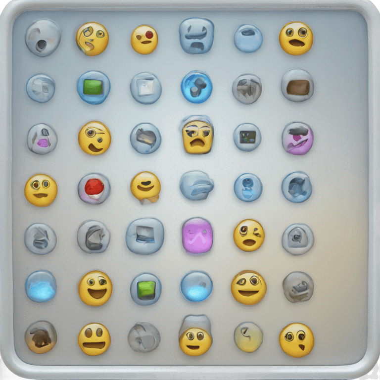 Touch cells screen  emoji