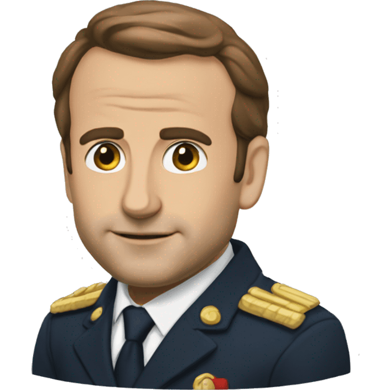 Macron dort emoji