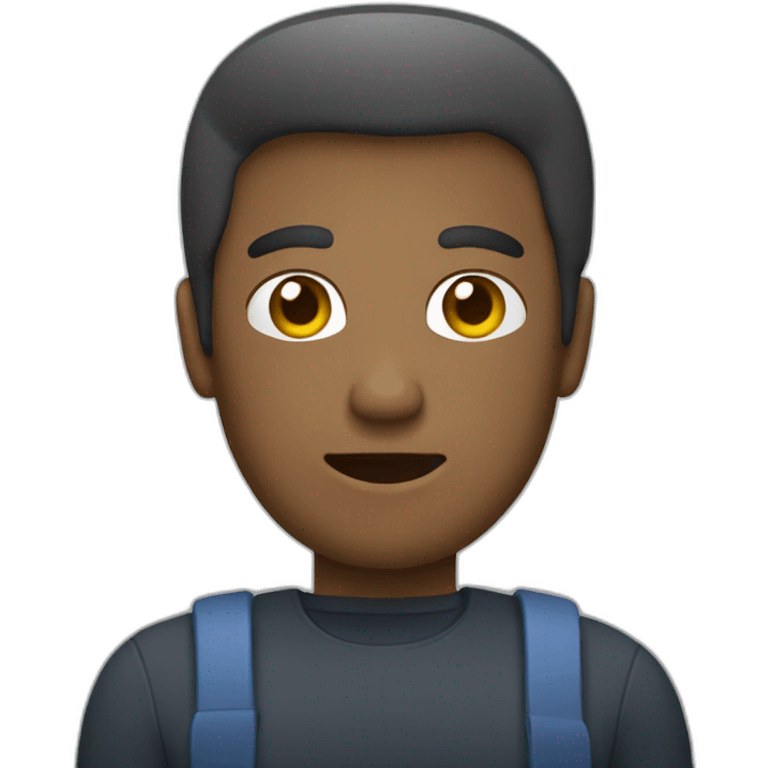 persona usando un teléfono emoji