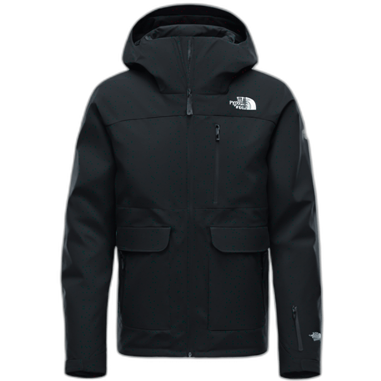 black jacket The North face emoji