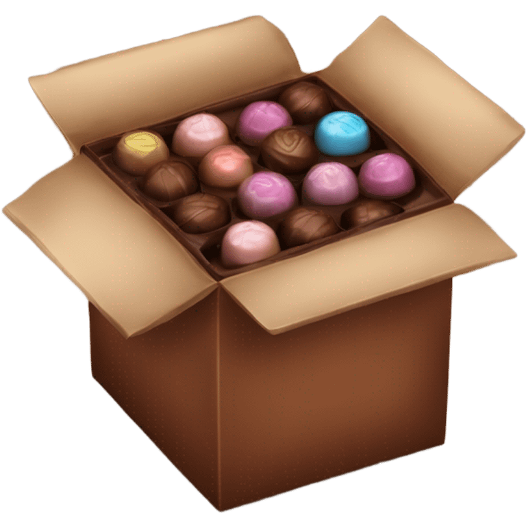 box of chocolate bonbons emoji