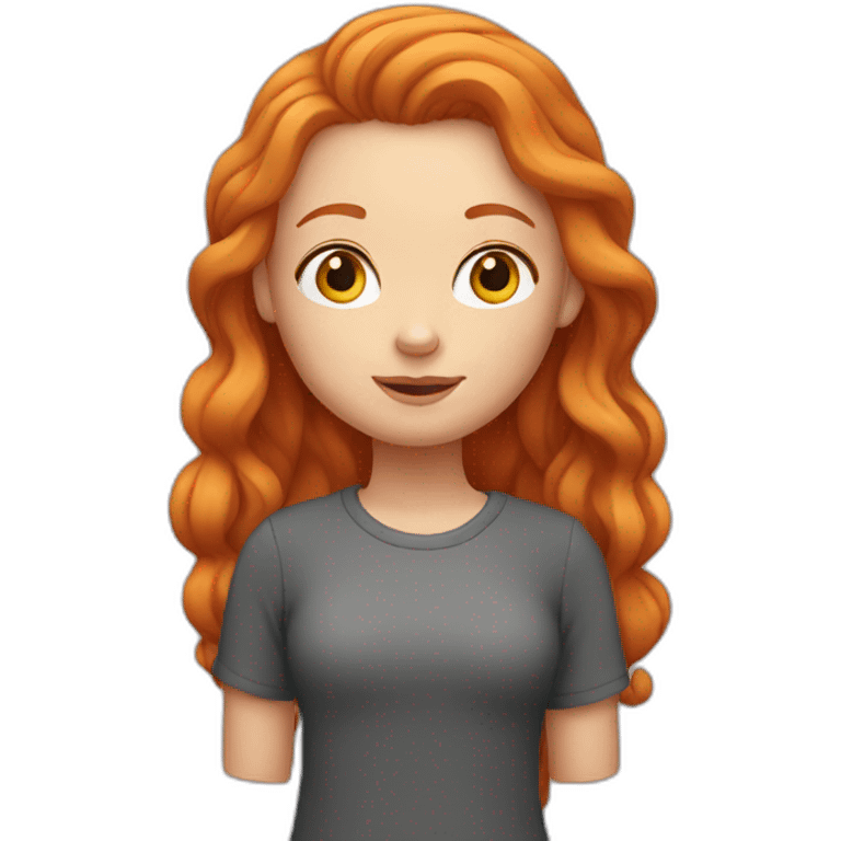 ginger girl emoji