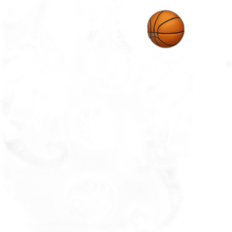 seahorse front basketball background emoji