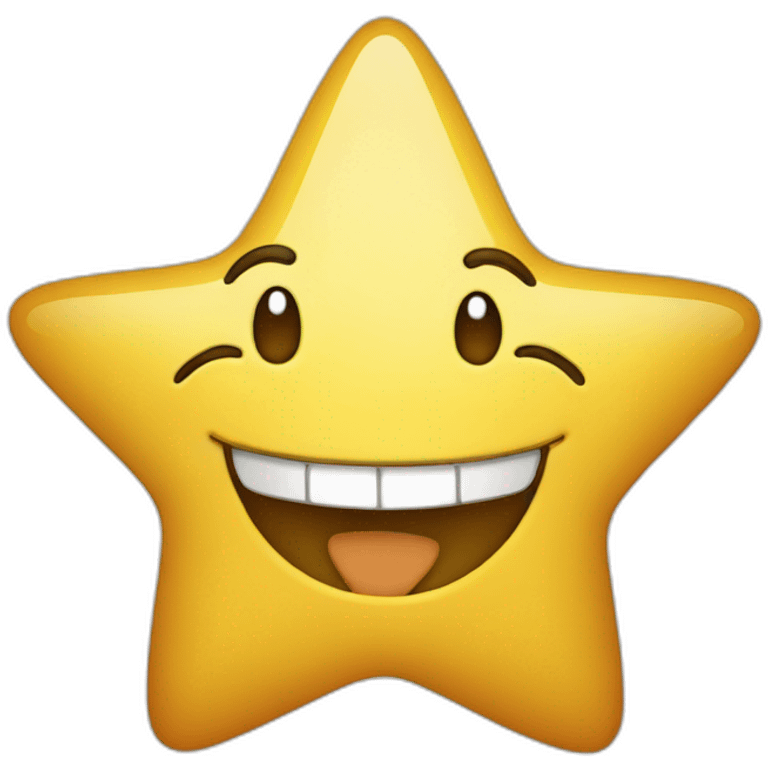 smiling-star emoji