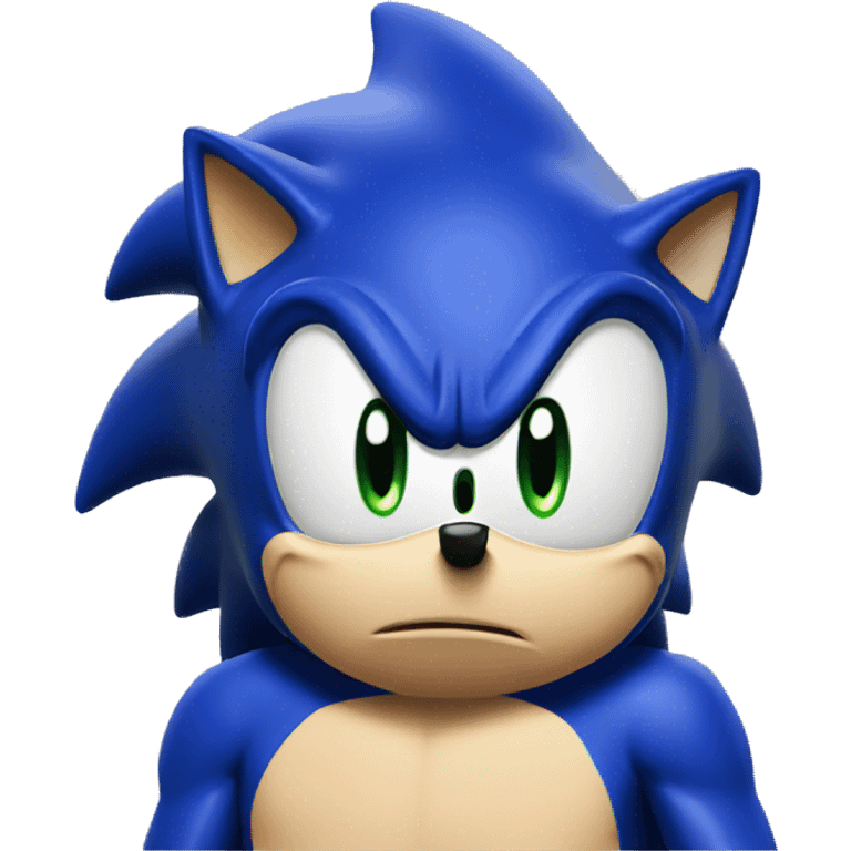 annoyed sonic emoji