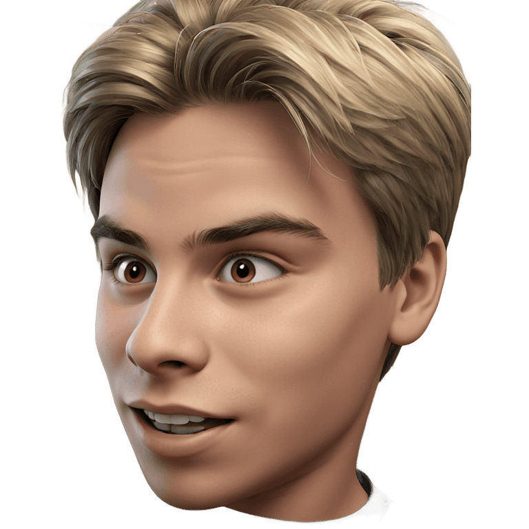 realistic portrait of boy emoji