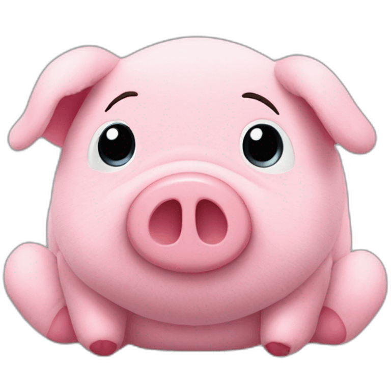 Ty-tulip-stuffed-pig-toy-slouching-sitting-plush-fluffy emoji