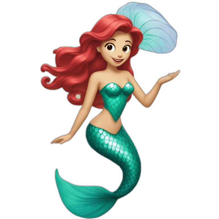 sirenita ariel emoji