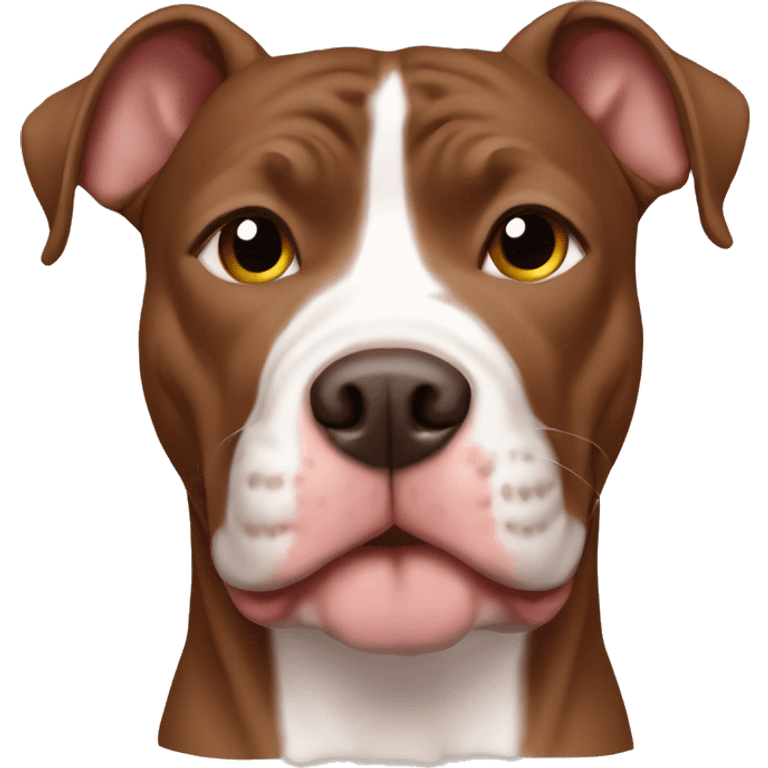 All brown pitbull emoji