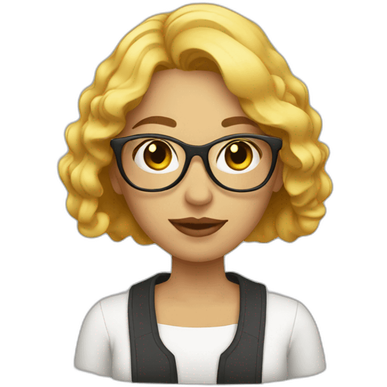 designer woman with tablet emoji