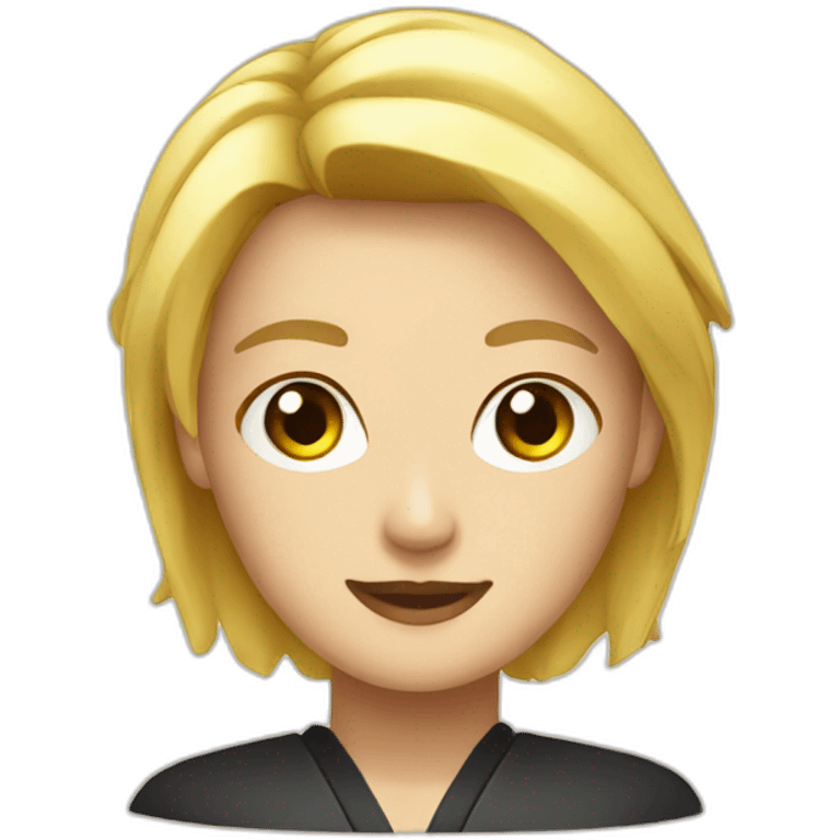 blonde sushi master emoji