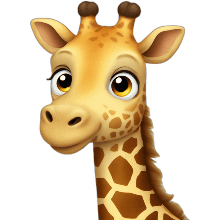 fat giraffe emoji