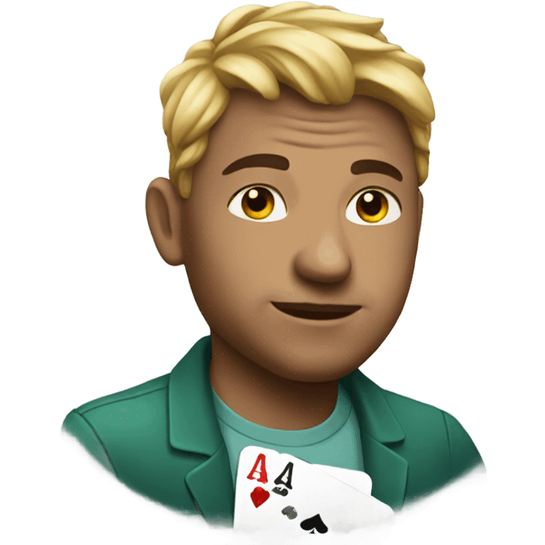 Poker Player Emoji emoji