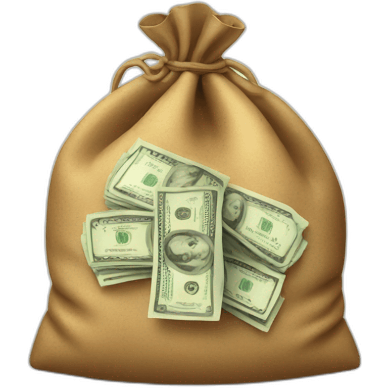 bag with money emoji