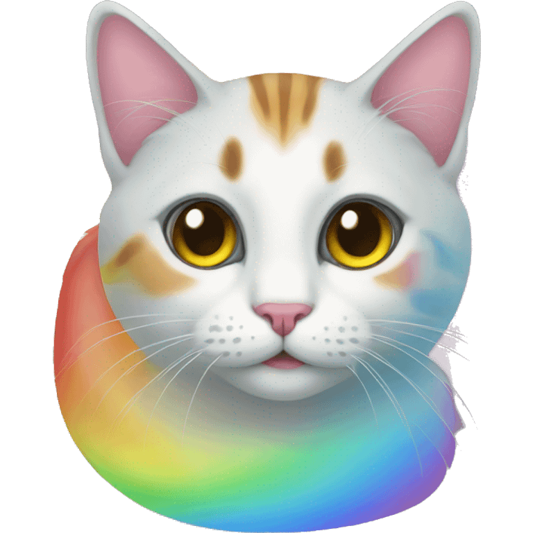 cat rainbow emoji