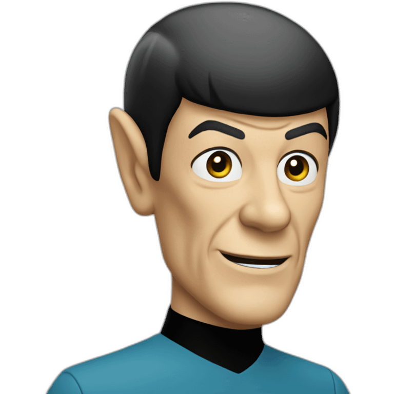 Mr spock waving emoji