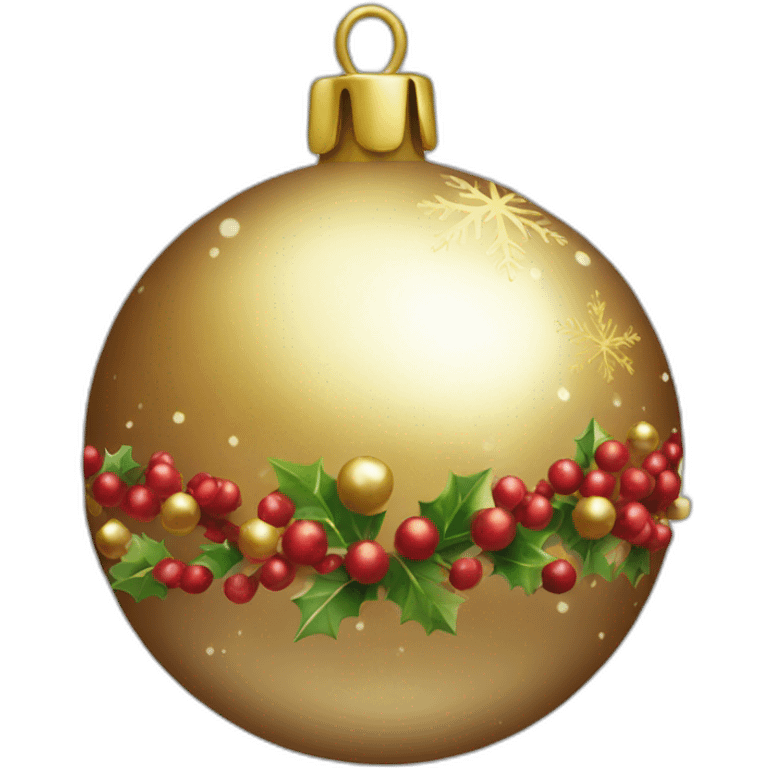 Christmas ball emoji