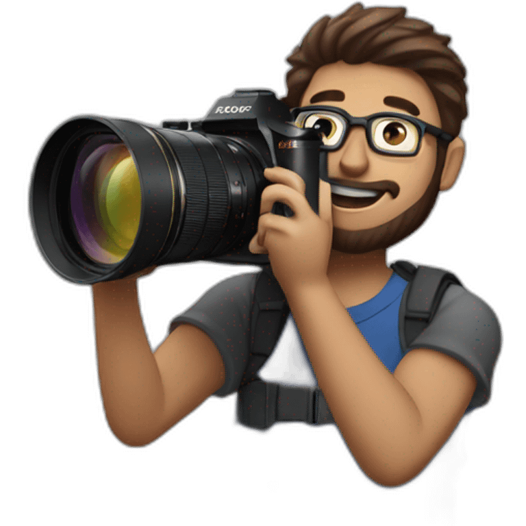 Guy holding Sony a7riv emoji